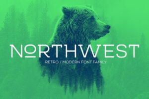 Download NORTHWEST - RETRO/MODERN FONT-FAMILY