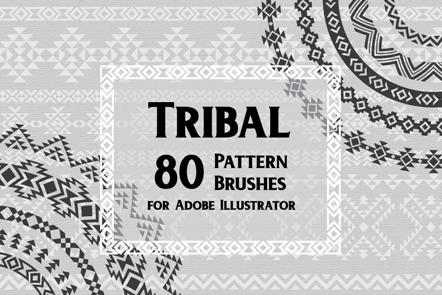 Download 80 Tribal Pattern Brushes