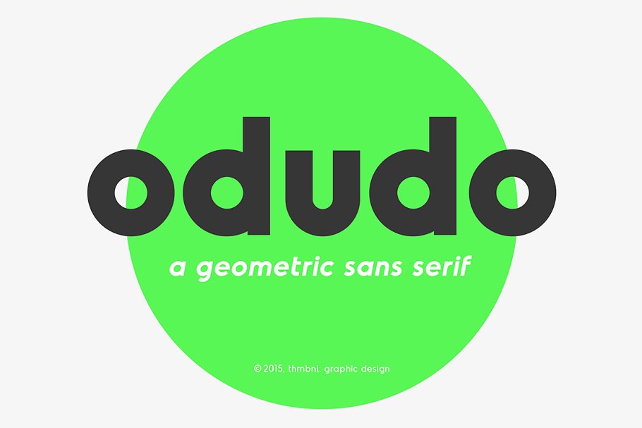 Download Odudo - Typeface