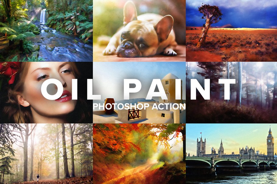 Download Oil Paint Photoshop Action