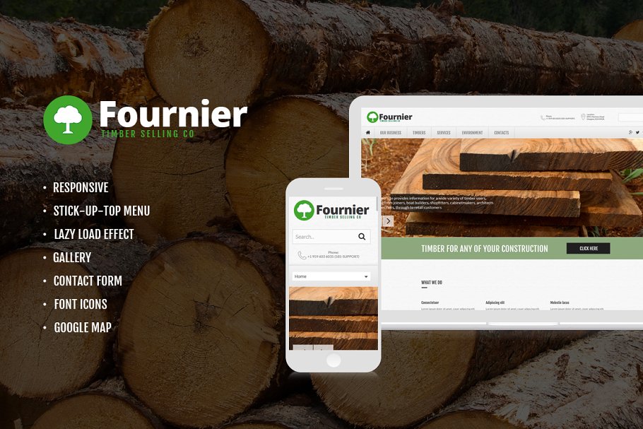 Download Timber Selling Company Template