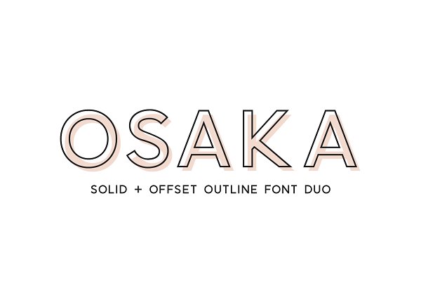 Download Osaka | Designer Font Duo