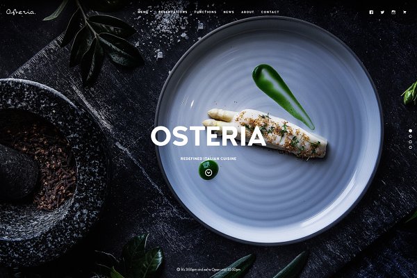 Download Osteria - Restaurant WordPress Theme
