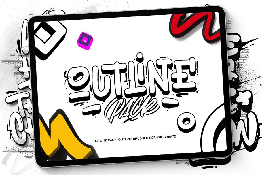 Download Outline Pack - Procreate Brushes