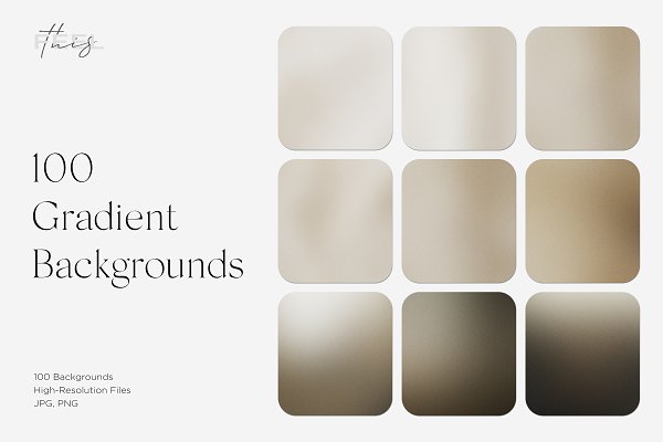 Download 100 Gradient Backgrounds Textures