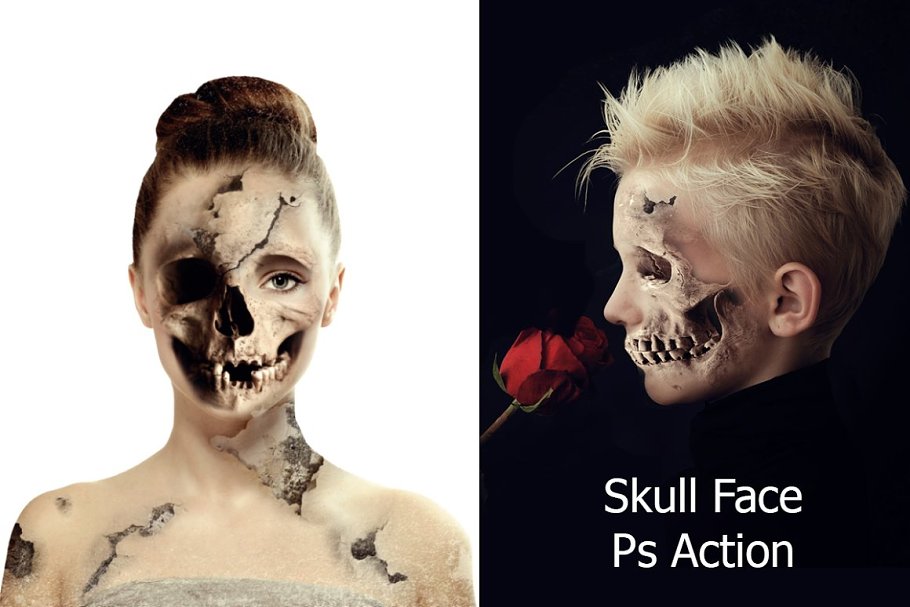 Download Skull Face Ps Action