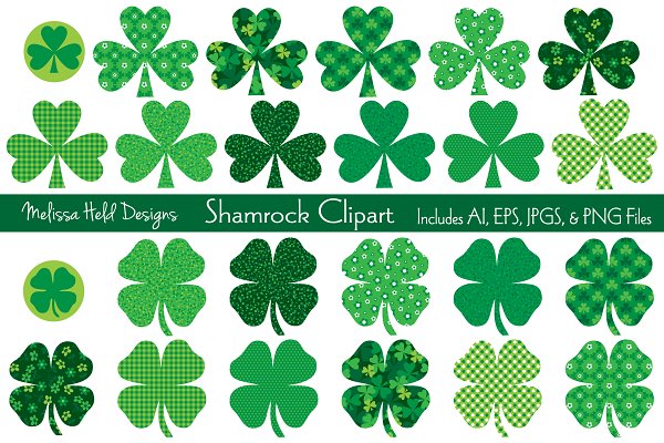 Download St. Patrick's Day Shamrock Clipart