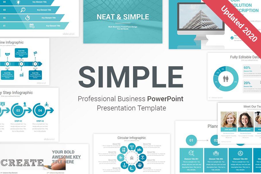 Download Simple & Modern PowerPoint Template