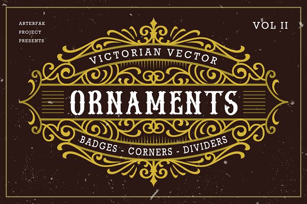 Download Victorian Vector Ornaments Vol II