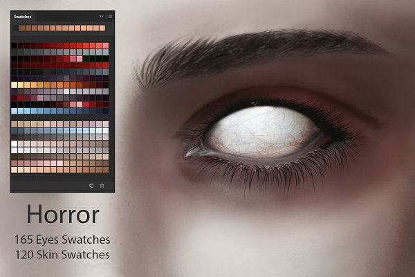 Download Horror Eyes & Skin Swatches