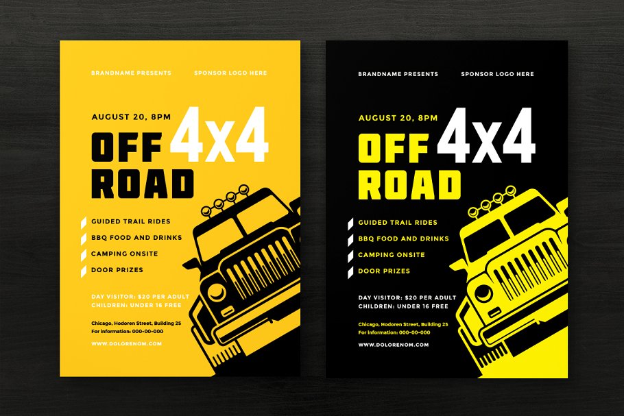 Download Off Road Competition Flyer Template