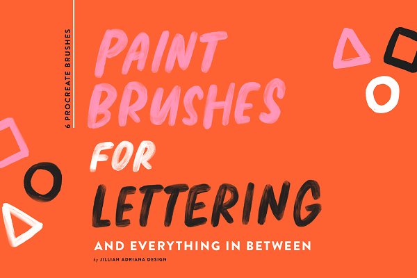Download 6 Paint Brushes for Lettering