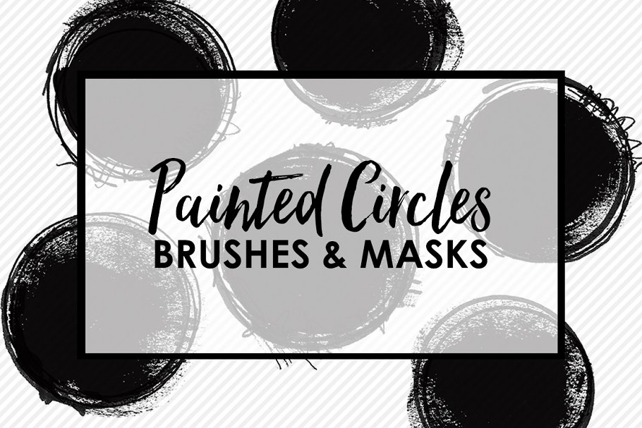 Download Painted Circle Brushes and Masks
