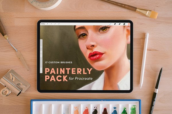Download Painterly Pack – Procreate Brushes