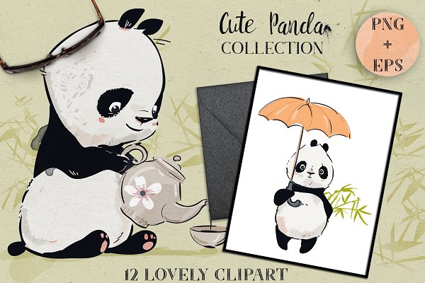 Download Cute Panda Collection