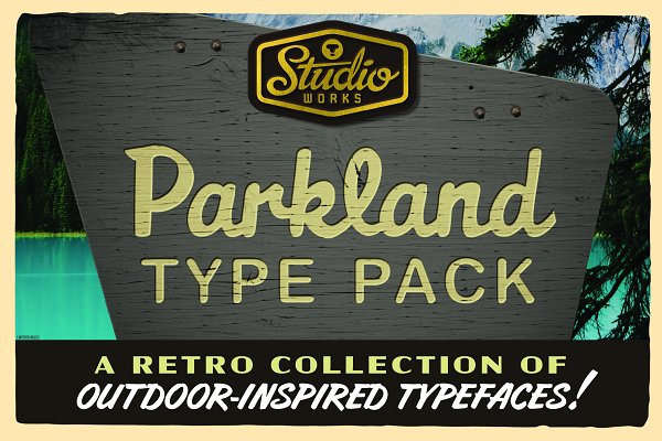Download Parkland Type Pack | Retro Outdoors!