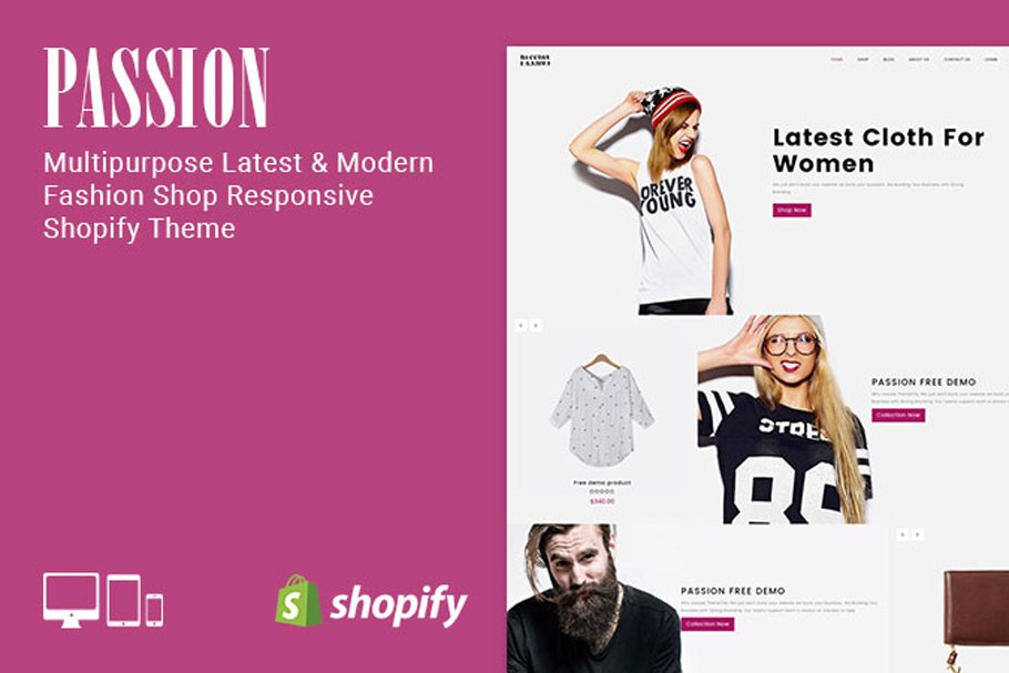 Download Passion - Fashion Shop Shopify Theme