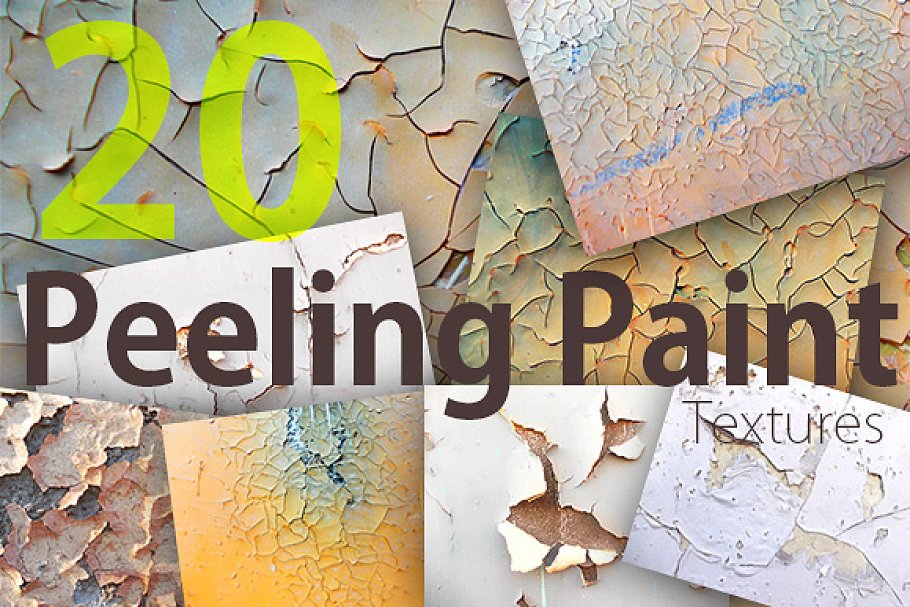 Download 20 Peeling Paint Textures Pack