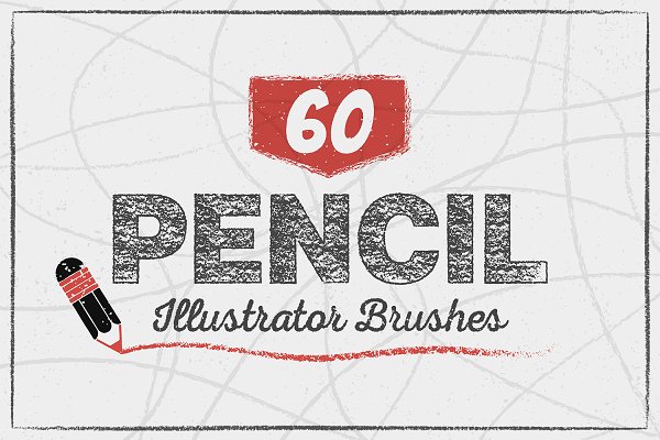 Download 60 Pencil Brushes for Illustrator