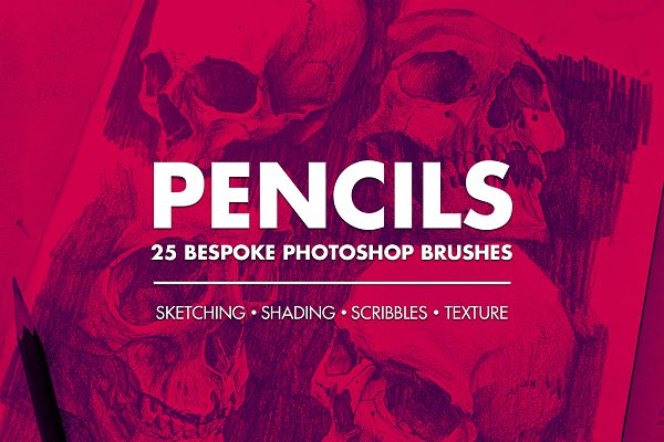 Download Pencil Brush Set for Photoshop