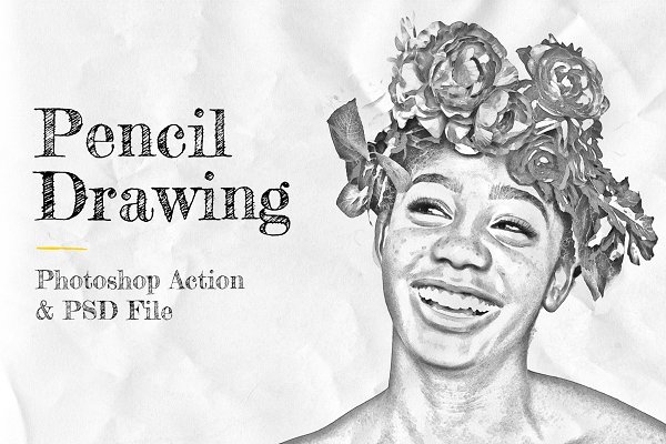 Download Pencil Drawing Photoshop Action