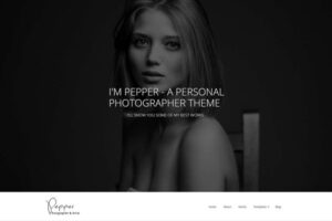 Download Pepper - Photographer WP Theme
