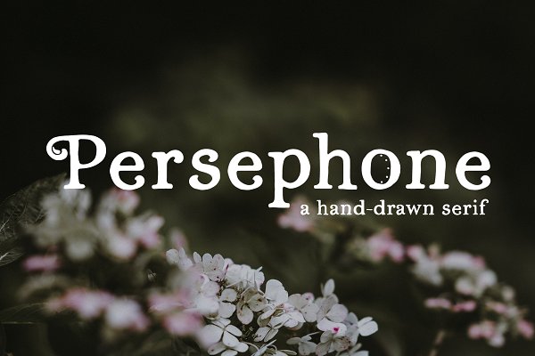Download Persephone // A Hand-Drawn Serif