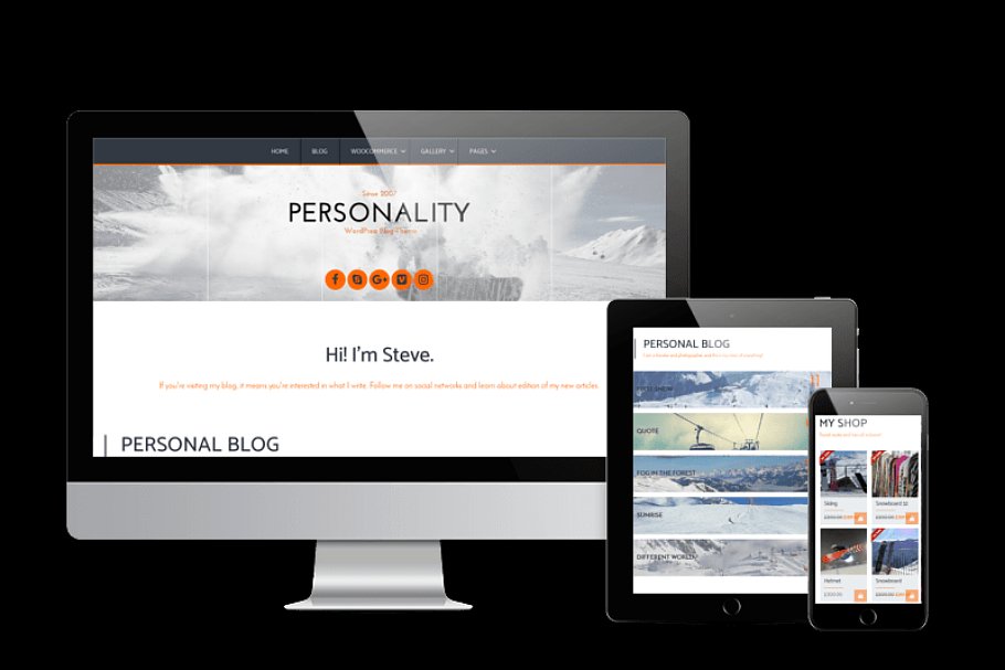 Download Personality- WordPress Personal Blog