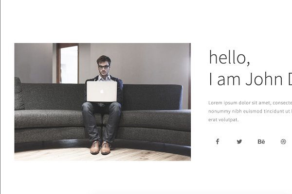 Download Peto - Onepage Personal template