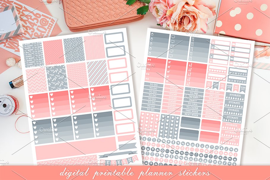 Download Planner printable stickers