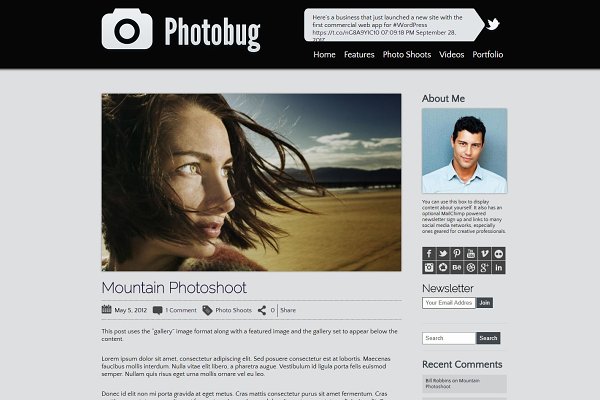 Download Photobug - Photography WP Theme