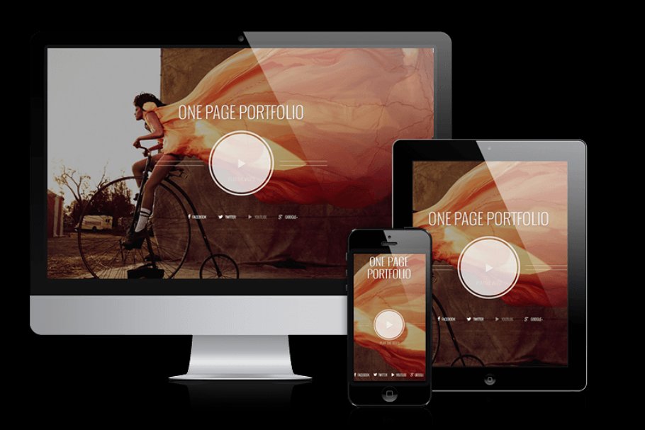 Download Photographer One Page WP Theme