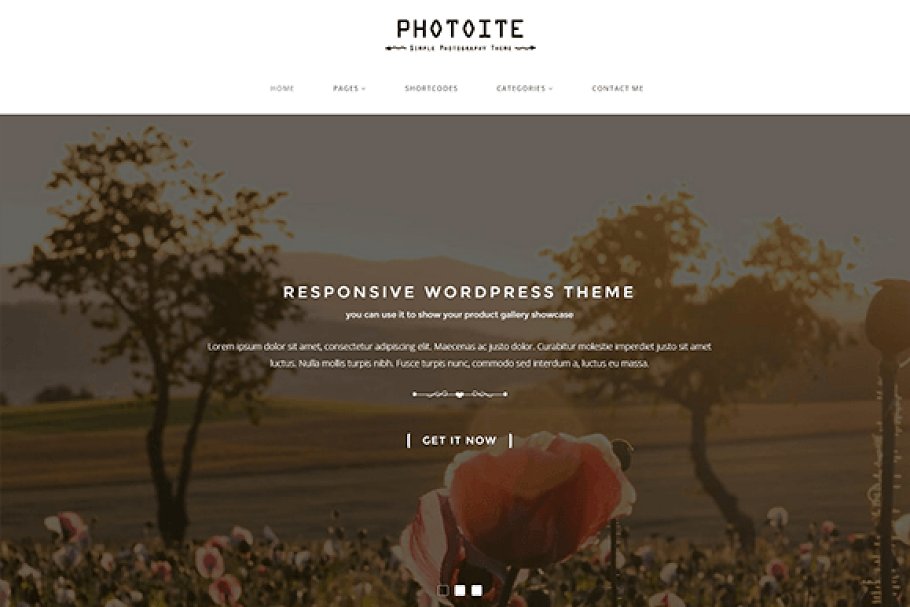 Download Photoite Photography WordPress Theme