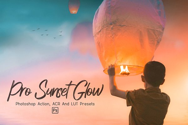 Download 10 Pro Sunset Glow Photoshop Actions