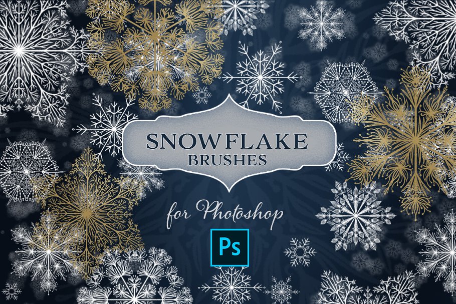 Download Snowflake Photoshop Brush set
