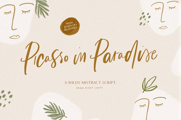 Download Picasso in Paradise Font