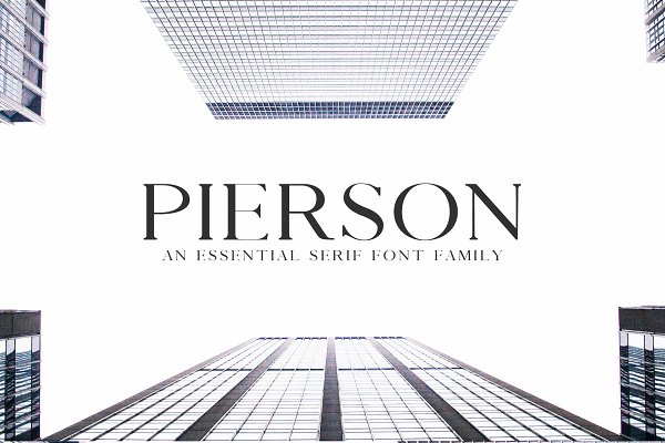 Download Pierson An Essential Serif Typeface