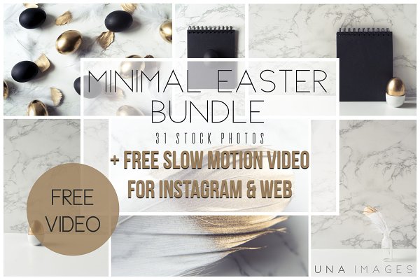 Download Minimal Easter bundle+FREE VIDEO!!