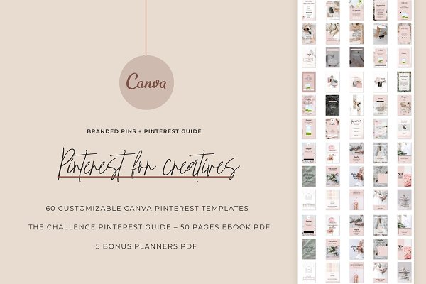 Download Branded pins + Pinterest guide