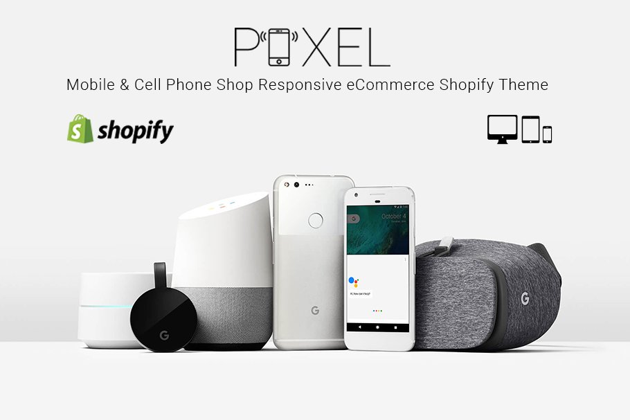 Download Pixel Mobile Shop Shopify Theme