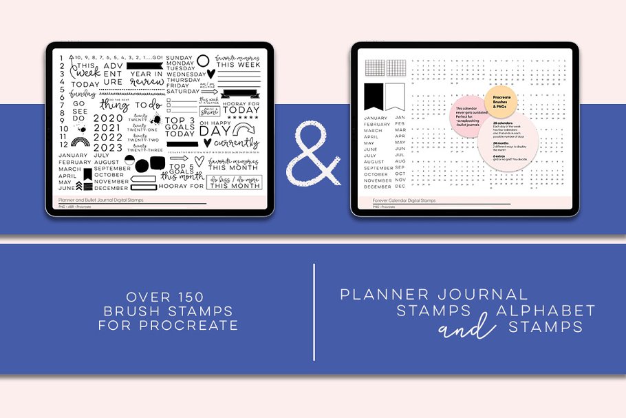 Download Planner and Calendar Stamp Bundle