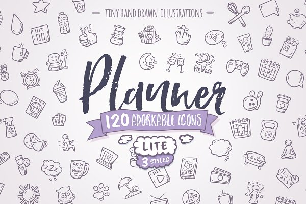 Download Planner Lite - Hand Drawn Icons