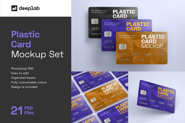 Download Plastic Card Mockup | Credit Card