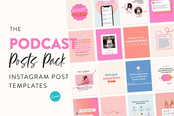 Download Podcast Posts Template Pack