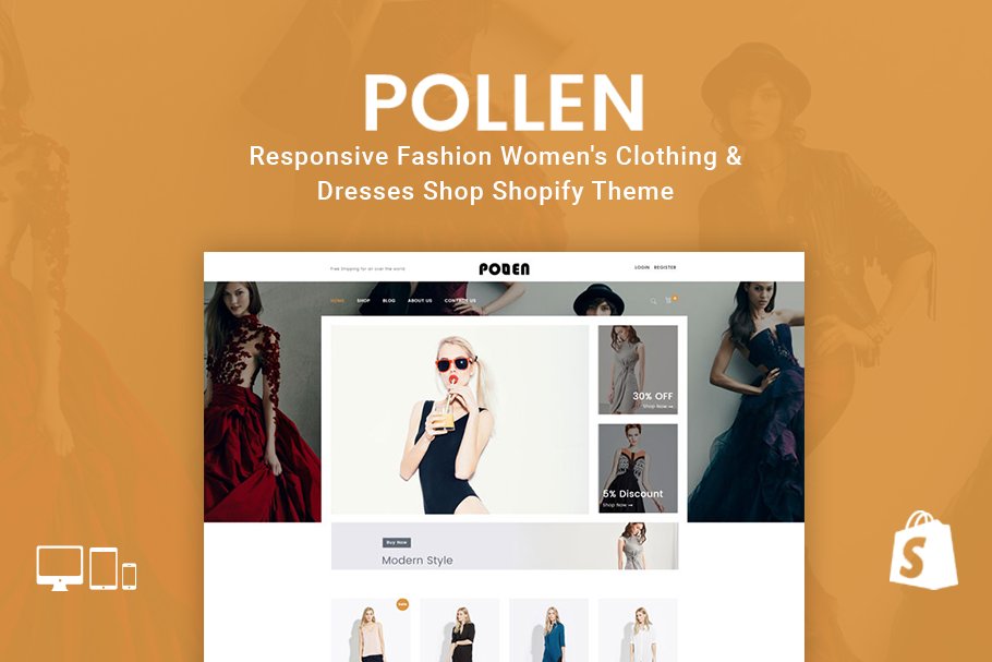 Download Pollen Dresses Shop Shopify Theme