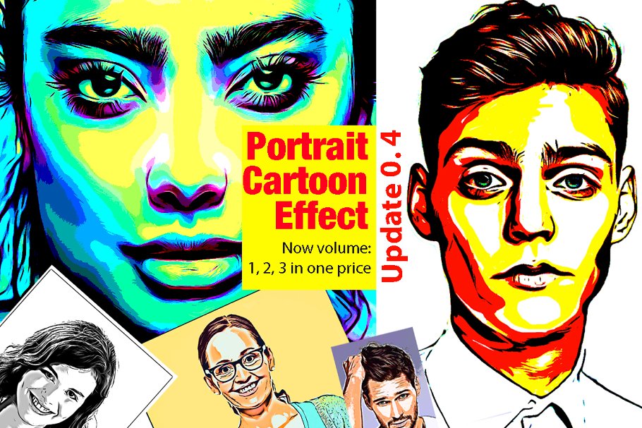Download Portrait Cartoon Effect Action