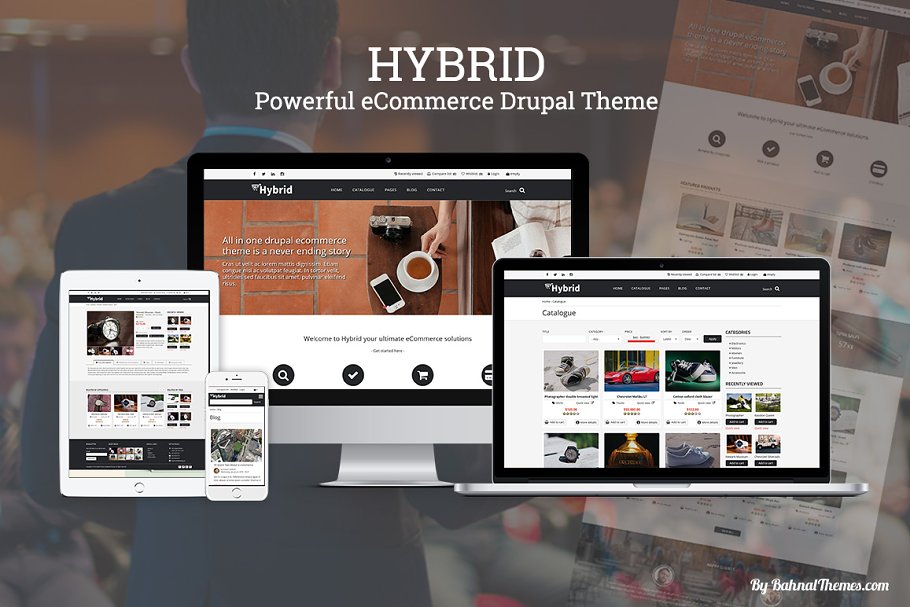 Download HYBRID - eCommerce Drupal Theme