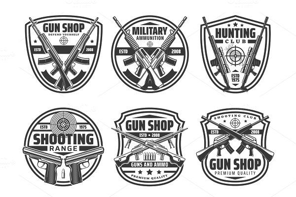 Download Shop gun icons