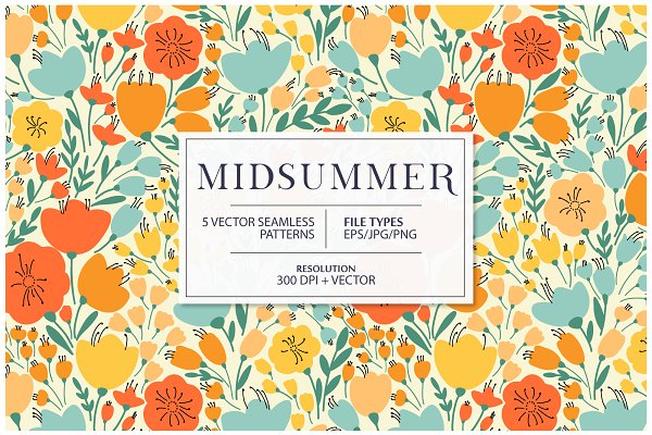 Download Midsummer Floral Pattern