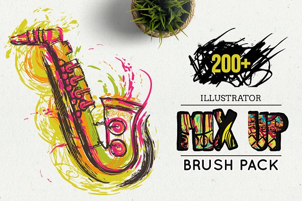 Download Illustrator grunge brushes